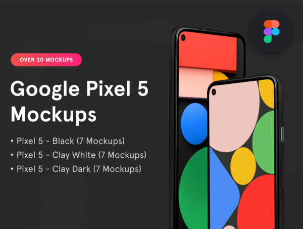 Google Pixel 5谷歌手机Figma样机