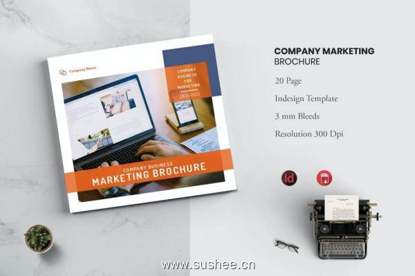 企业营销手册设计模板 Business Marketing Brochure
