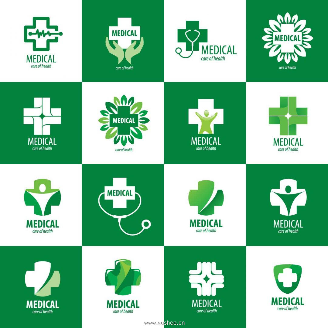 vol.19 医疗器械健康安全诊所药物类logo模板