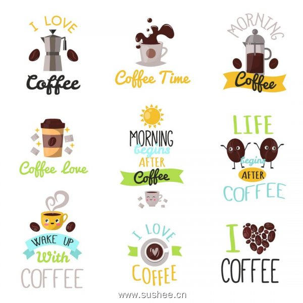 VOL.11 咖啡coffee类logo设计